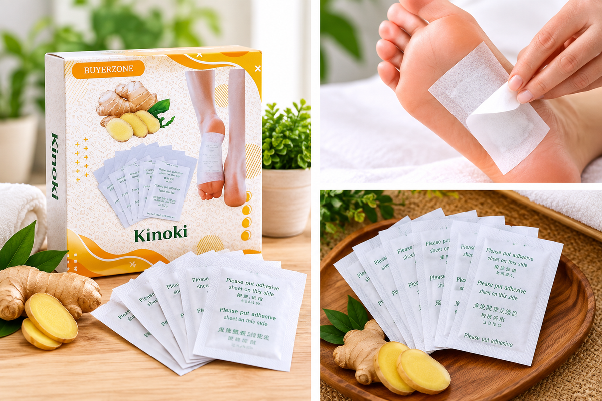 Kinoki Herbal Foot Patches – Easy-to-Use Overnight Foot Care Patches