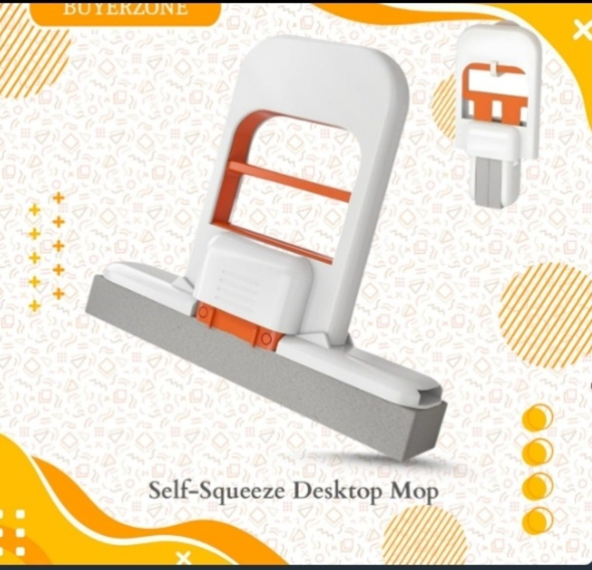 Self-Squeeze Desktop Mop – Smart Cleaning Made Easy